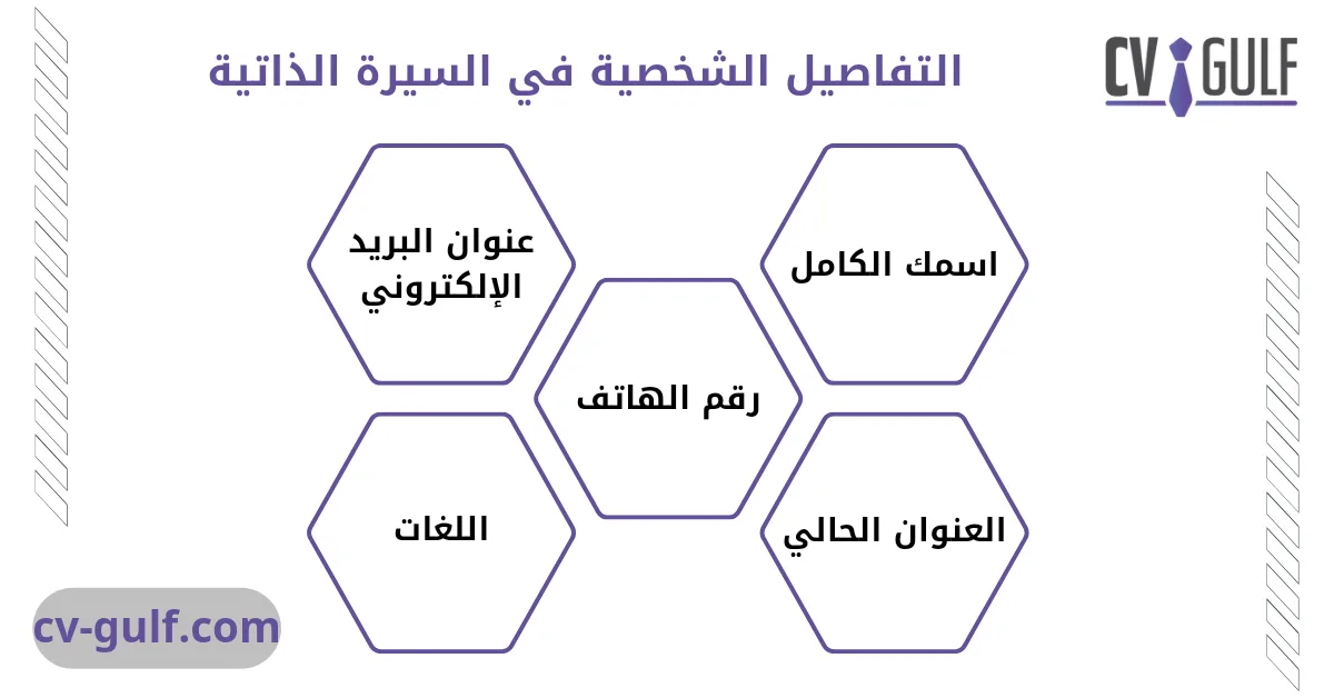 نموذج سي في بالعربي 